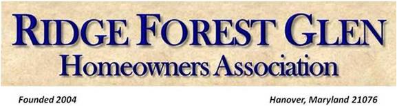 Ridge Forest Homeowners Association, Inc.